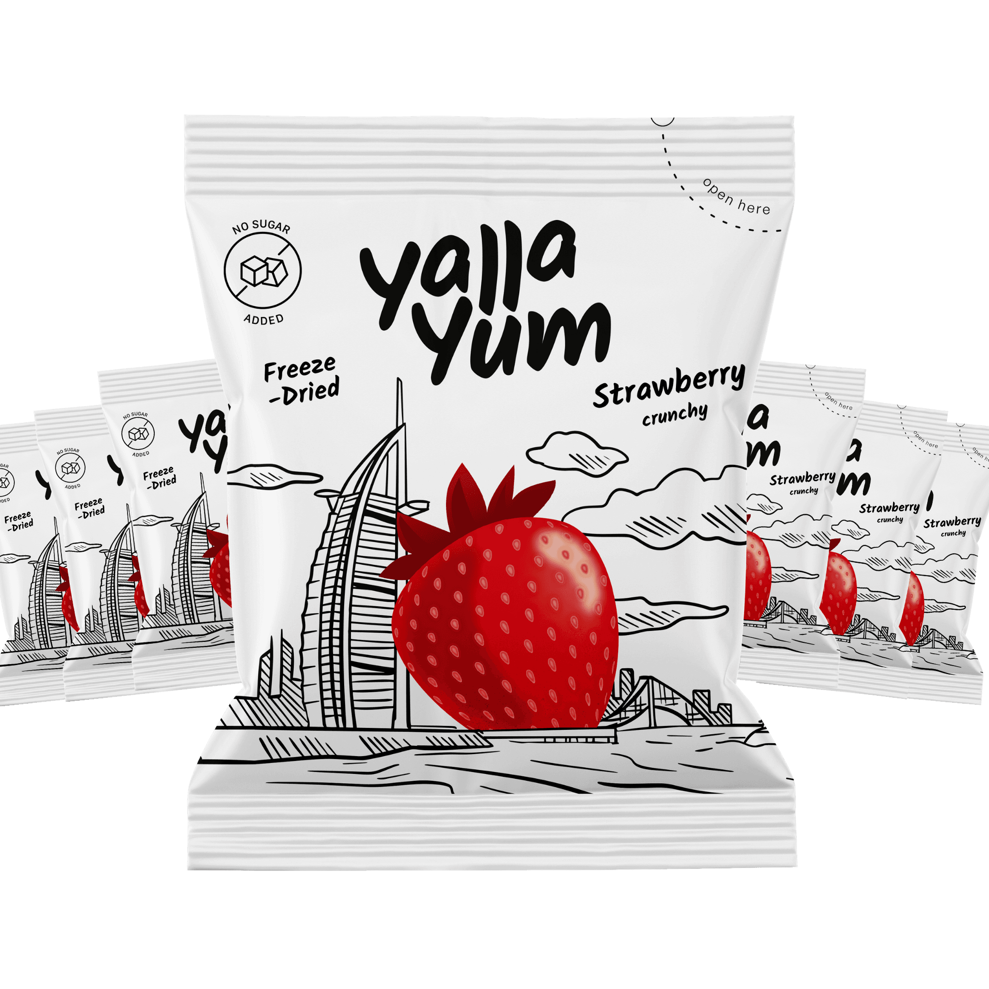 Freeze-Dried Strawberry - 7 Packs