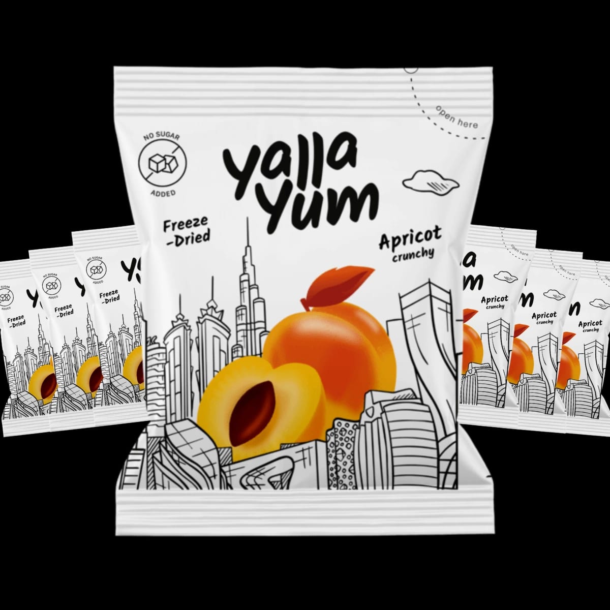 Freeze-Dried Apricot - 7 Packs